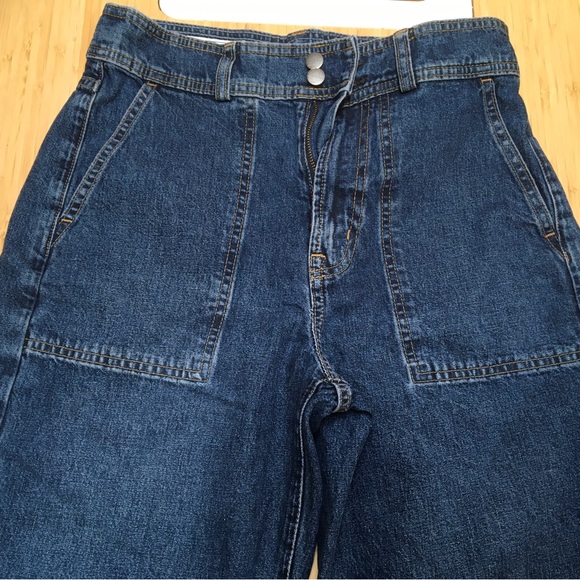 Gap Workforce collection Sky Highrise wide jeans size 28 - Picture 5 of 7